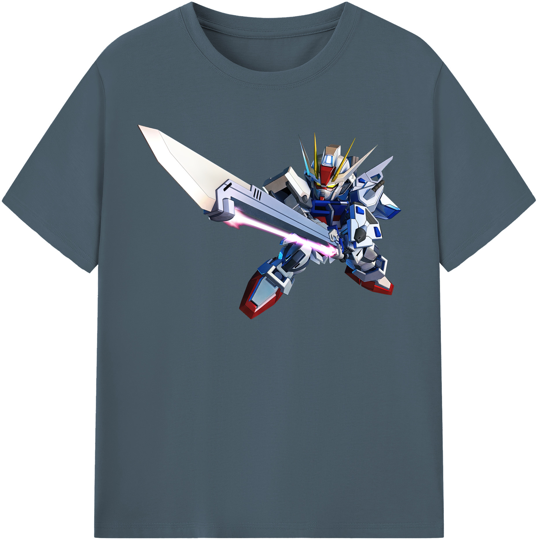 （画像用） 機動戦士ガンダム Mobile Suit Gundam 綿100％半袖Tシャツ（フロントプリント）